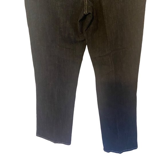 Bill Blass Jeans Stretch black straight size 10 - Picture 8 of 8